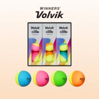 볼빅 비비드 콤비 반반 디바이드 3피스 9구 3피스 무광 골프공