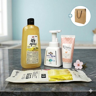 애경 주방세제 주방전용 키친솝 아이깨끗해 주방4종세트