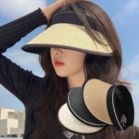 UV차단 데일리 라탄 썬캡 모자