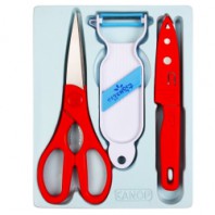 주방가위02+미용야채칼+과도 JW-1720B