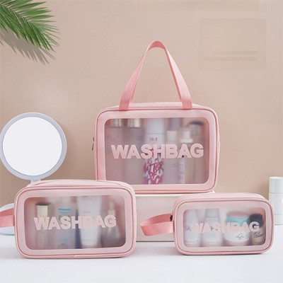 로페리아 PVC 투명 세면도구 가방 3종 세트(0215309)