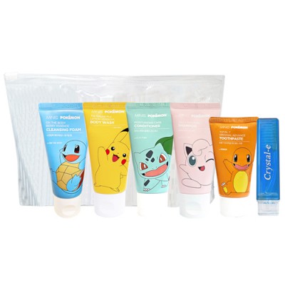 다올 여행용 6종세트 6호/샴푸,컨디셔너,바디워시,클렌징폼,치약,칫솔