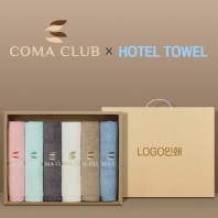 코마클럽세면타월 프리미엄 6P 세트