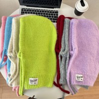 로페리아 칼라풀 울 니트 목도리 모자(0217050)