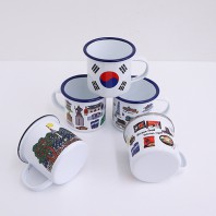 나빌레라 전통일러스트법랑머그컵