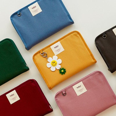 업무용 캔버스 6공 다이어리 스케줄러 플래너