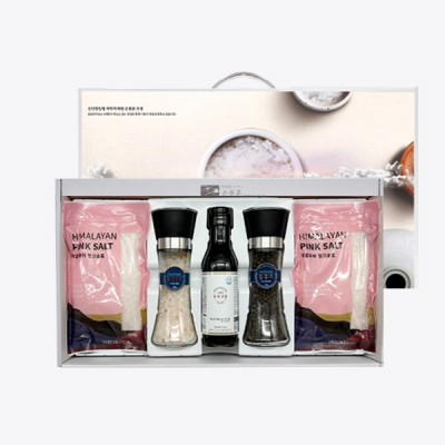 DO_손봉훈 핑크시즈닝 5종 선물세트  (그라인더2+소금2+간장1)