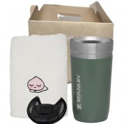 카카오 스탠리 2종세트 (카카오 세면타올150g+스탠리 고진공텀블러473ml)