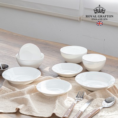 [RG] 최고급 본차이나 모던골드 2인세트 8P