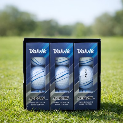 New 볼빅 플라이온 9구 3피스 골프공 볼빅 골프공 삼선 골프공