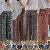 쿨앤플라워밴딩 팬츠 냉장고바지