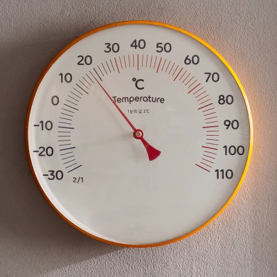 국산 플라이토 히트원  아날로그 온도계 20cm  JS-H17