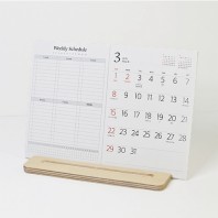 자작펜홀더 북타입형 탁상달력 (위클리스케줄)