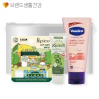 브생건563호 3종세트(카밀 핸드크림+멘소래담 립아이스 립밤+바세린 핸드크림)