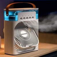 (( 급속 냉각 얼음 선풍기+ 가습기+ 디퓨저 방향제+ 무드등))) 아이스 쿨링 휴대용 선풍기 써클레이터///+ 사은품 레디백/// 서클레이터 냉풍기