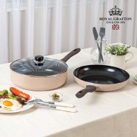 [RG] 크레마 IH 28후라이궁중전골팬+유리뚜껑 3P