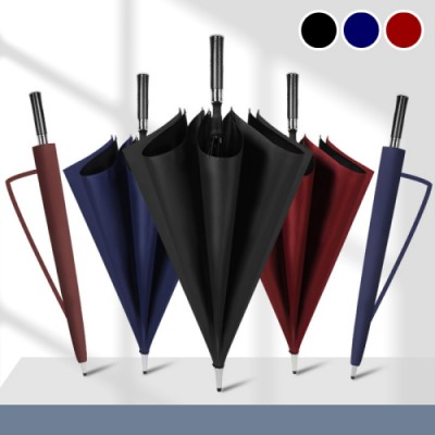 WB014 비단비 70-8K 센서블 핸들 암막 코팅 화이버 장우산