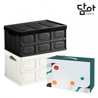 담아 접이식 수납 캠핑 폴딩박스 (플라스틱 뚜껑)