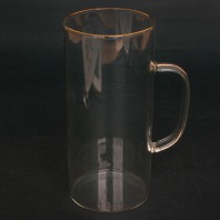 골드라인 쎄미 손잡이 롱비어 내열글라스660ml