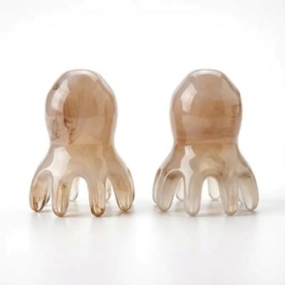 문어 괄 마사지 듀오세트 두피 얼굴 릴렉스 케어