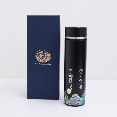 나빌레라 고급 316 자개텀블러 (훈민정음) 500ml 명장 장춘철 作