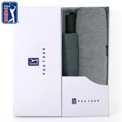 PGA 친환경그린 3단60완전자동 우산+260g코마사타올세트