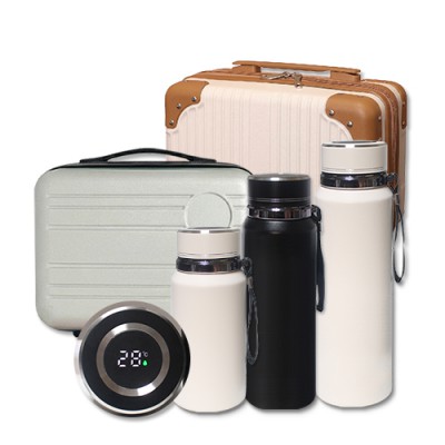 14인치 여행용 레디백 + 프리미엄 온도표시 텀블러 [600ml, 800ml, 1000ml] 선물세트
