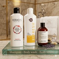 캐라시스 샴푸 바디워시 나드 바디로션 3종