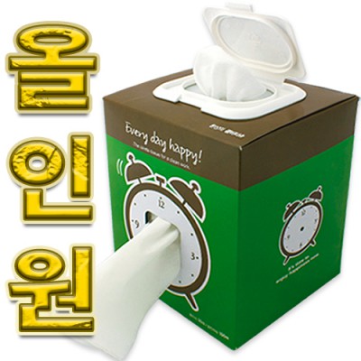 기성광고 콤보티슈 (물티슈 30매+고급지 180매)