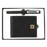 샤르망만년필+완자문소가죽반지갑