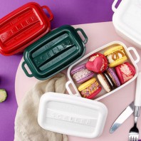 실리 푸드박스 3p세트(화이트+그린+레드)