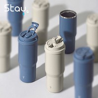 스테이24 대용량 쓰리웨이텀블러 750ml 보온보냉 빨대