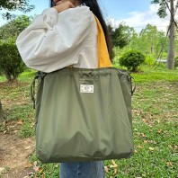 351_재사용 가능한 접이식 쇼핑 토트백