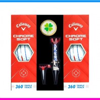 캘러웨이 크롬소프트 360 트리플트랙 6구 볼마커 자석티세트 (3pc)