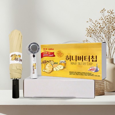 라이프스타일 35호 (기라로쉬 3단 58 빅 암막 전자동 우산+쿨링선풍기 세트)