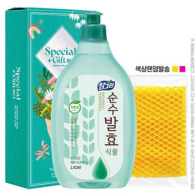 참그린 식물500용기 망사수세미 2종세트