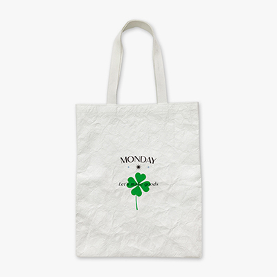 [주문제작] 타이벡 에코백 워싱가공 화이트  MF8401