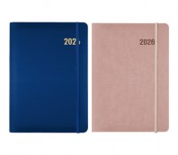 25절/32절/18절 양장 헤리밴드 다이어리 (딥핑크,딥블루)