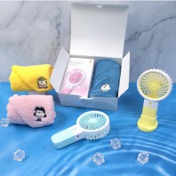 ((송월 타올 스누피 수건+ 아이스 냉각 선풍기 타올세트)) 타월선물//쿨링 휴대용 선풍기 미니 선풍기//타월 세트 타올선물