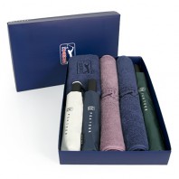 PGA 2단자동+3단완전자동 세이프티+3단수동 암막 우양산+190g 타올 3P 세트(대)