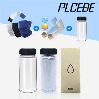 [플씨드] 무지 쿨마스크 + 고급 밴딩쿨토시 세트  + 보틀350ml