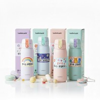 [굿즈 골드넬]락앤락 스쿨핏 코튼캔디 원터치 텀블러 370ml