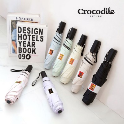 [크로커다일] 3단 시그니처 슬림 암막 우양산