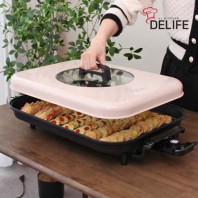 디라이프 60cm 와이드 스퀘어 그릴 잔치팬 AD-P60