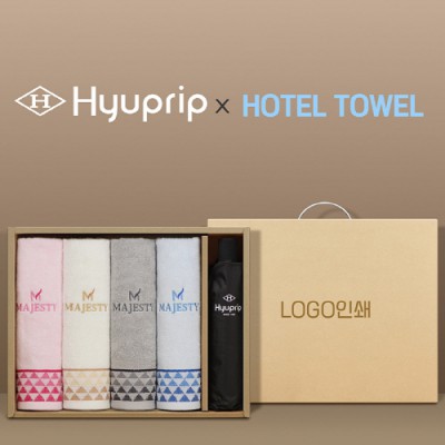 협립3단베이직 완전자동우산 +마제스티앵글세면타월4P