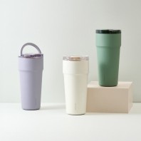 락앤락 메트로 카페 세라믹 탑핸들 텀블러 900ml