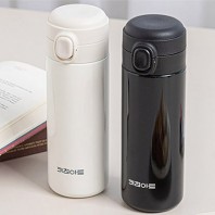 키친아트 원터치 심플 텀블러400ml