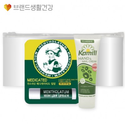 브생건700호 2종세트(카밀 핸드크림+멘소래담 메디케이티드 립밤)