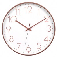 300 로즈골드심플벽시계