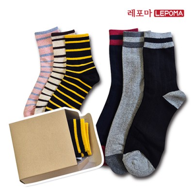[레포마] 국산 쫀쫀 양말 (1p)